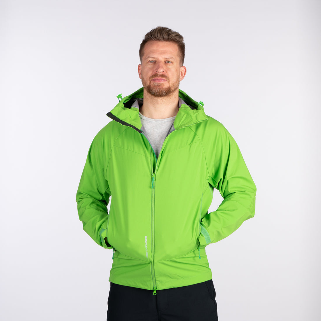 BU-52004OR men's outdoor softshell jacket 3L