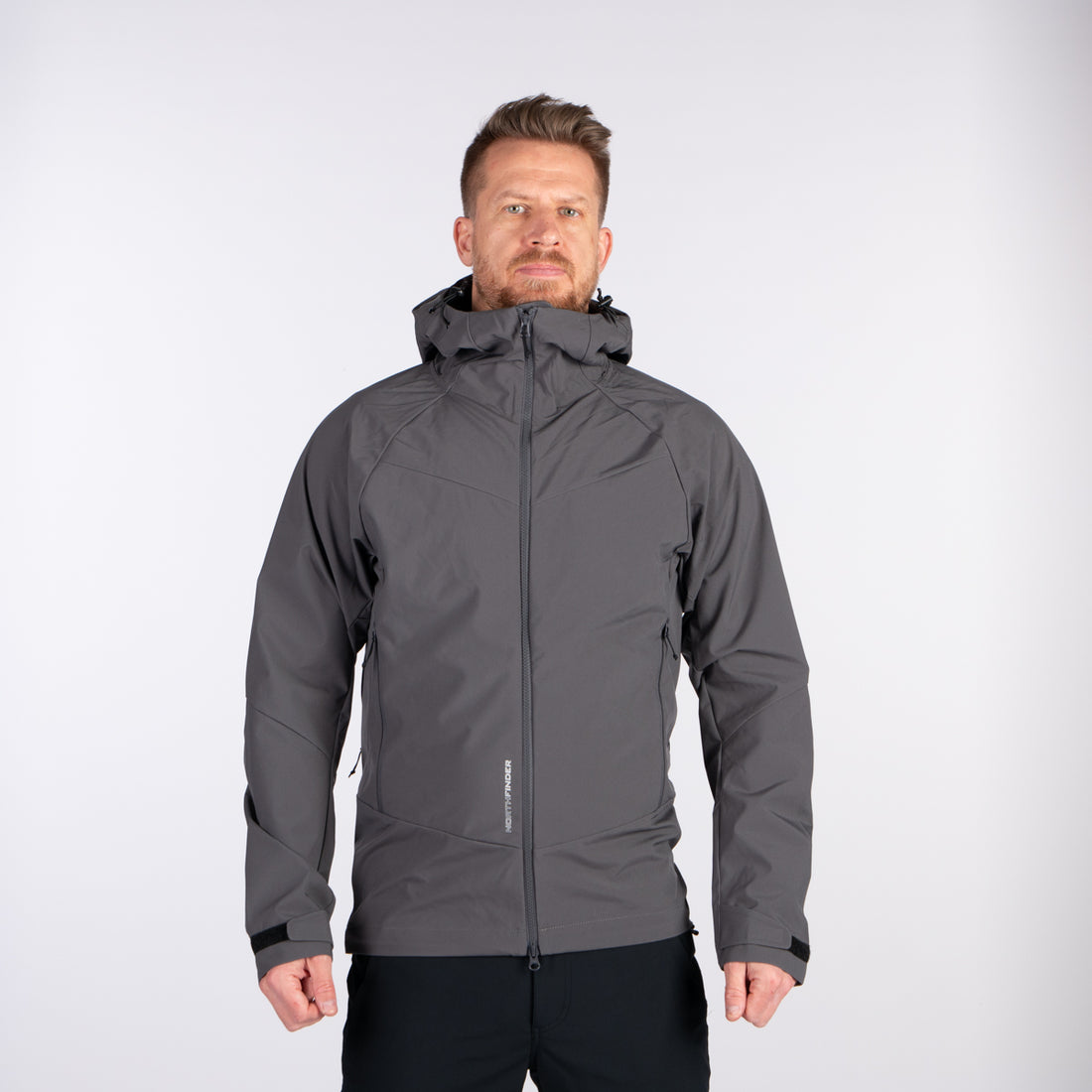 BU-52004OR men's outdoor softshell jacket 3L