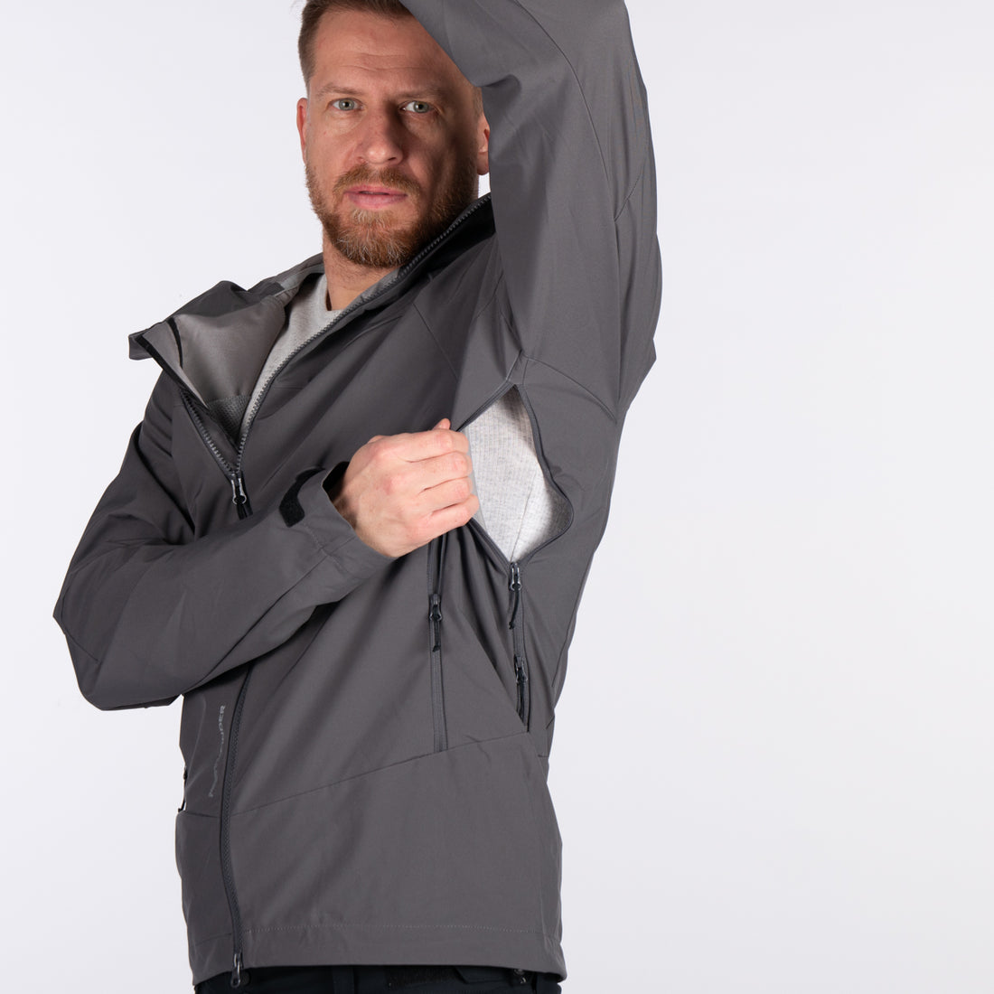 BU-52004OR men's outdoor softshell jacket 3L