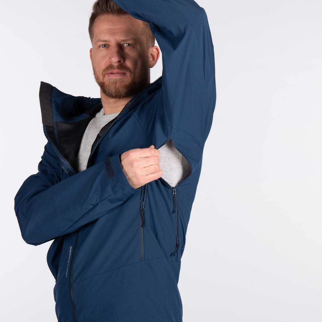 BU-52004OR men's outdoor softshell jacket 3L