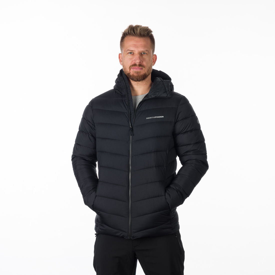 BU-5201OR men's insulated outdoor jacket downlike
