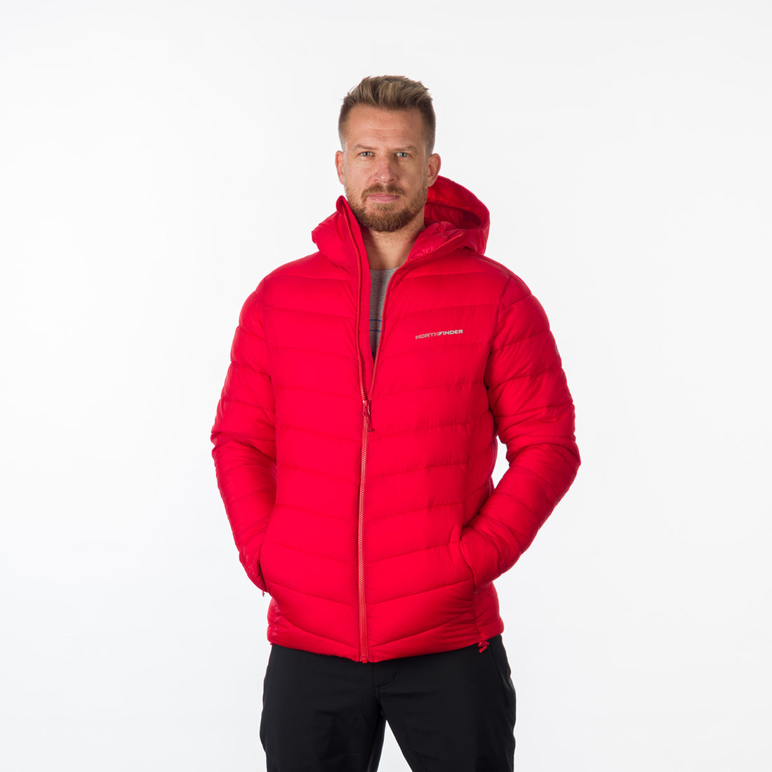 BU-5201OR men's insulated outdoor jacket downlike