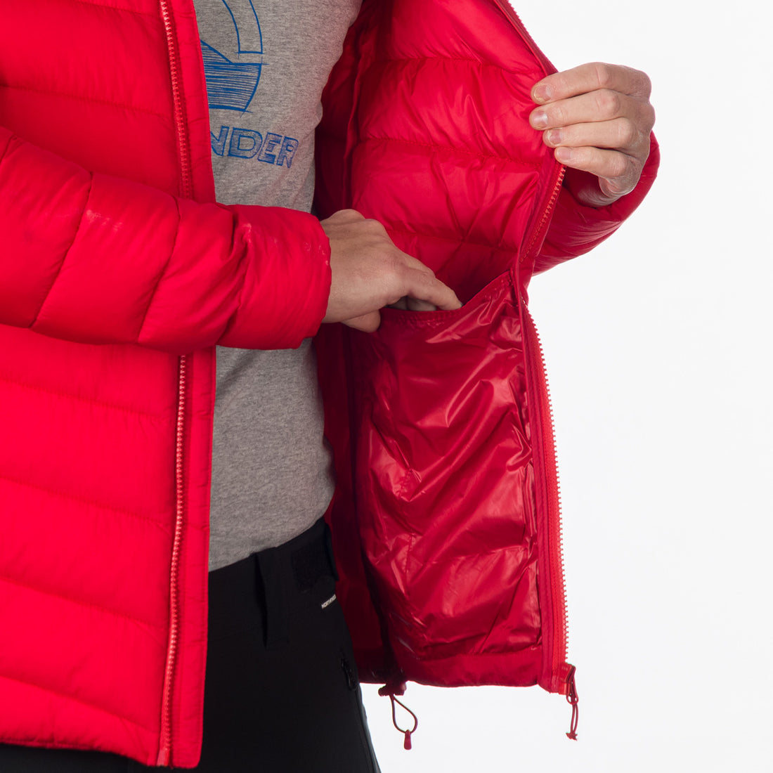 BU-5201OR men's insulated outdoor jacket downlike