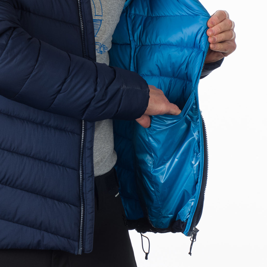 BU-5201OR men's insulated outdoor jacket downlike