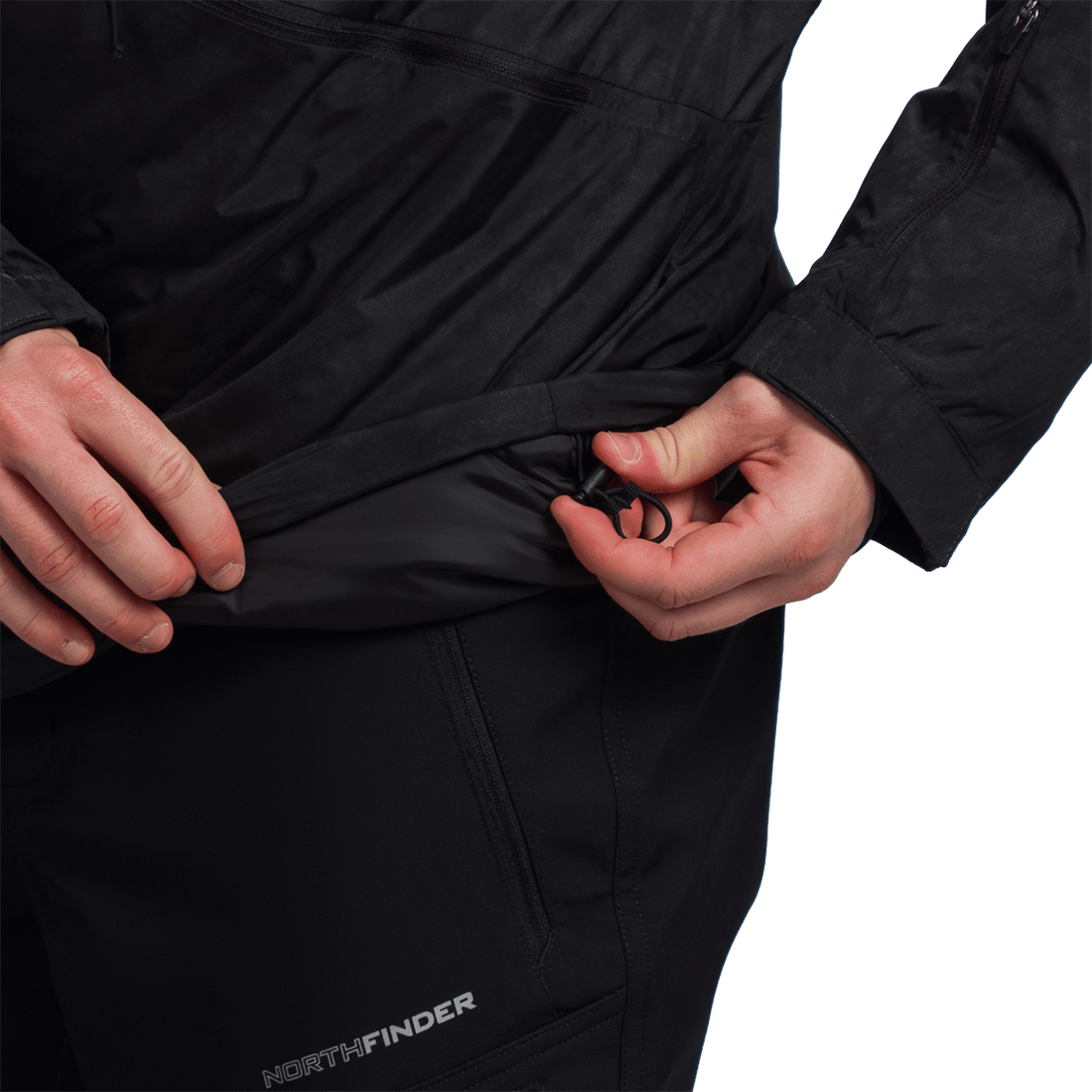 BU-52061SNW men's ski freerider jacket allover print PASQUALE