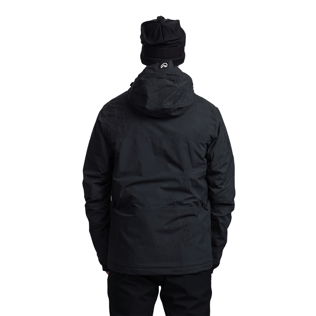 BU-52061SNW men's ski freerider jacket allover print PASQUALE