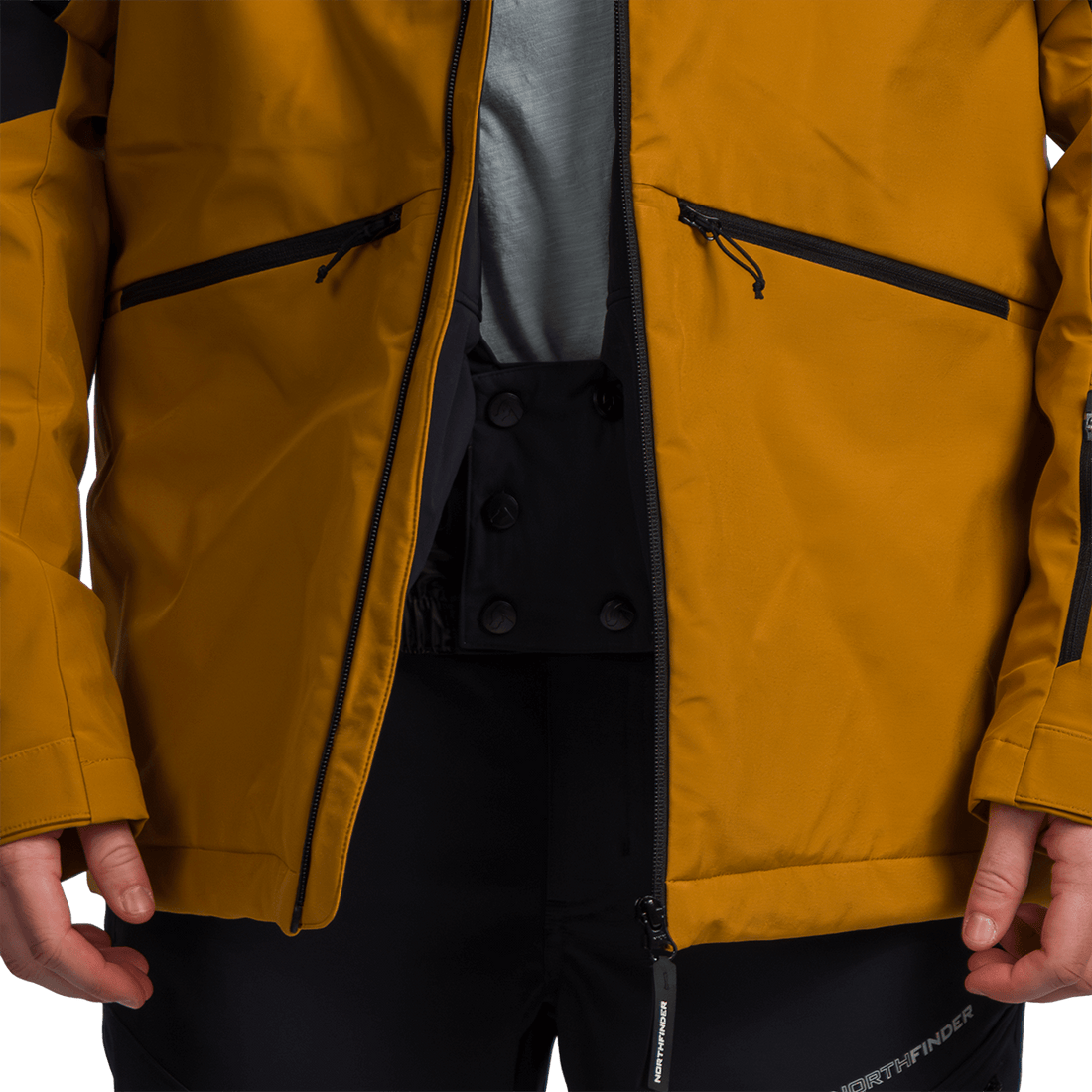BU-52062SNW men's ski freerider jacket PASQUALE