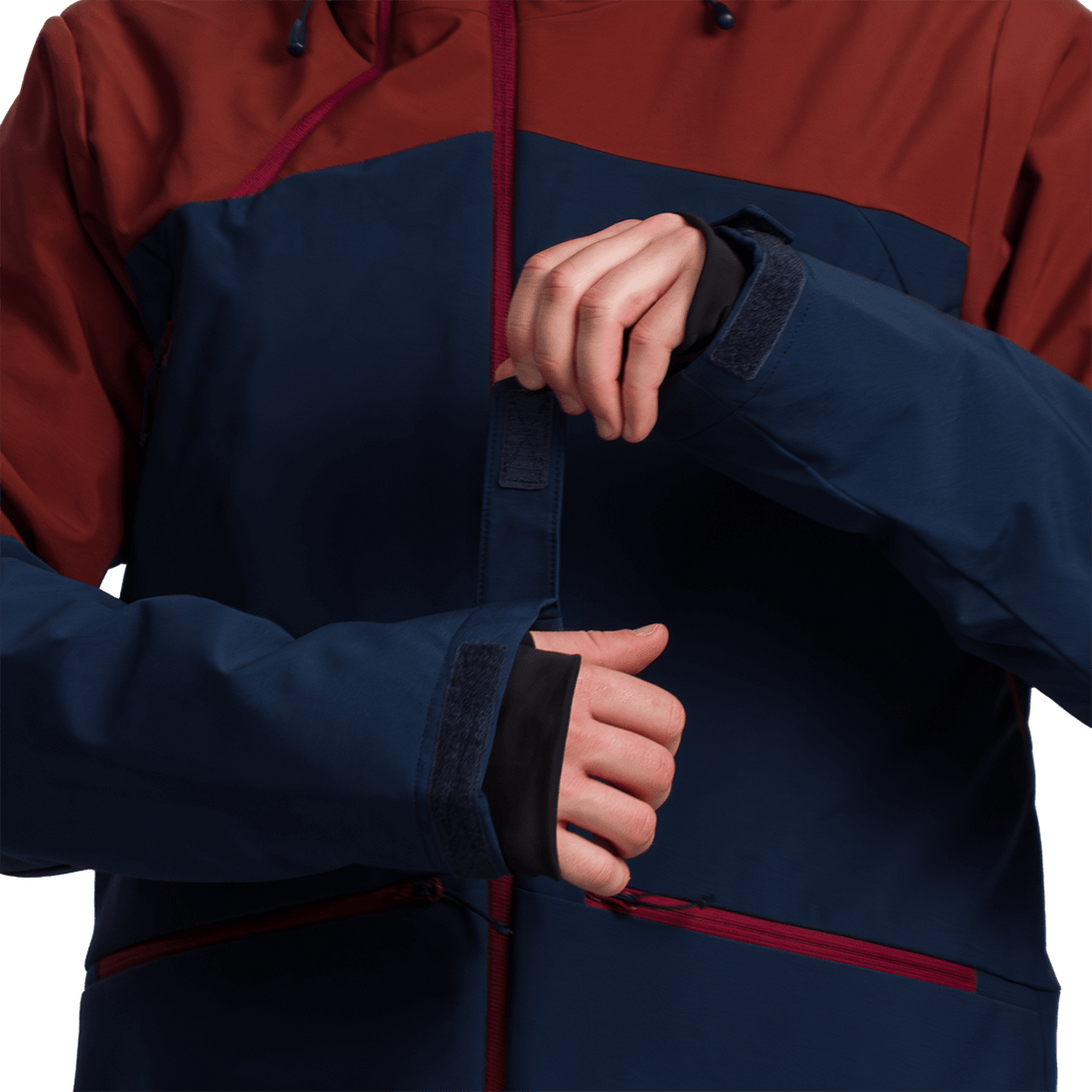 BU-52062SNW men's ski freerider jacket PASQUALE