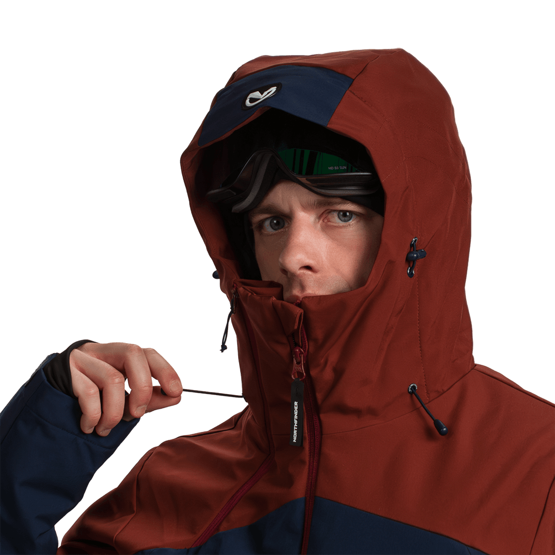 BU-52062SNW men's ski freerider jacket PASQUALE