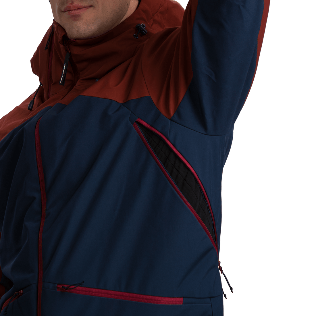 BU-52062SNW men's ski freerider jacket PASQUALE