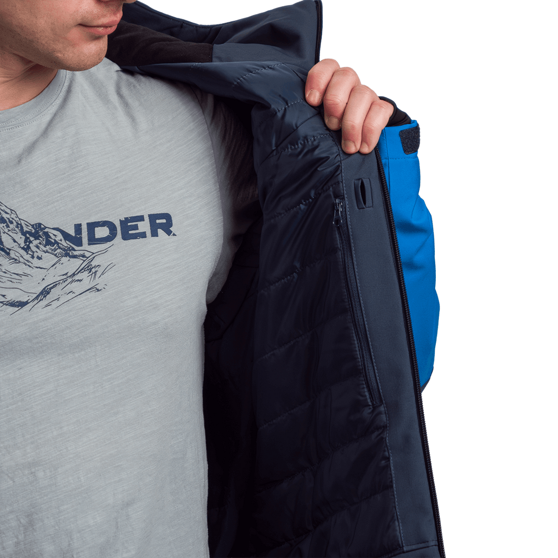 BU-52062SNW men's ski freerider jacket PASQUALE