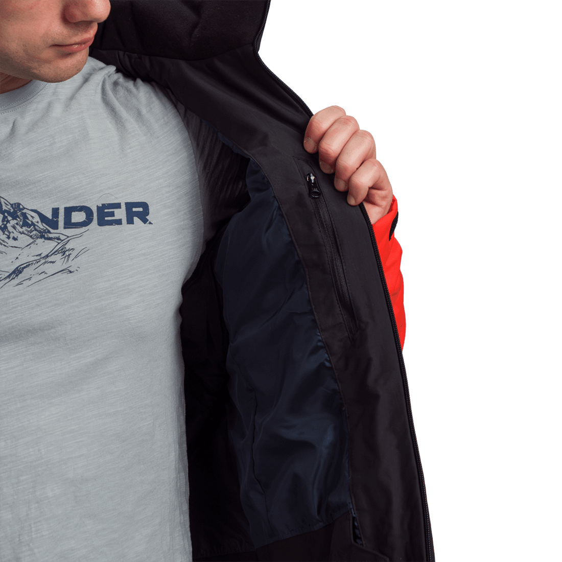 BU-52102SNW men's ski insulated comfort jacket PATRIZIO