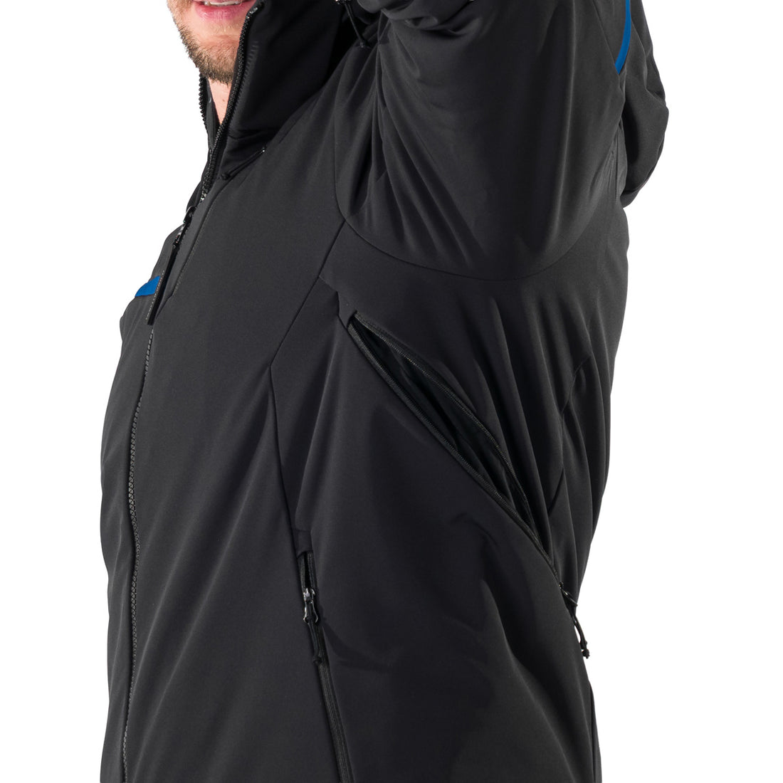BU-5236SNW men's ski insulated softshell jacket 3L NED