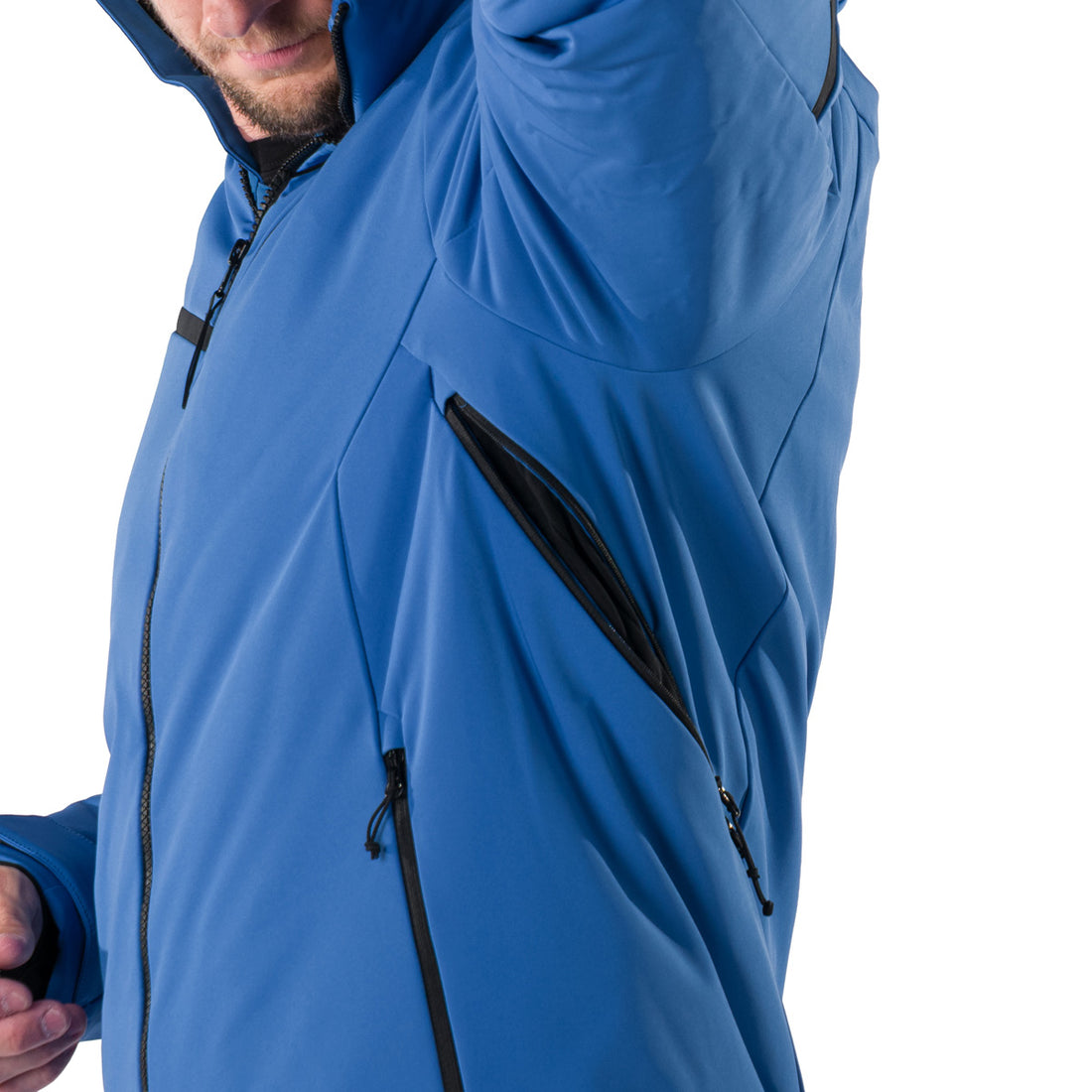 BU-5236SNW men's ski insulated softshell jacket 3L NED