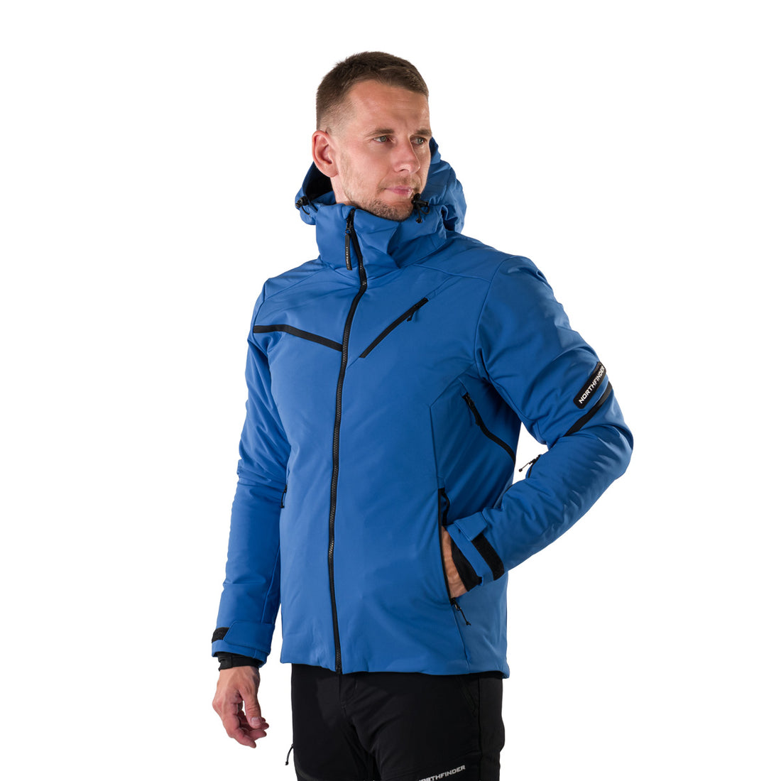 BU-5236SNW men's ski insulated softshell jacket 3L NED