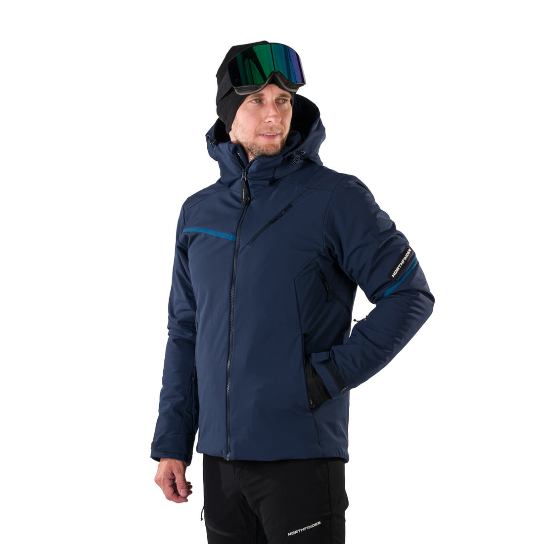 BU-5236SNW men's ski insulated softshell jacket 3L NED