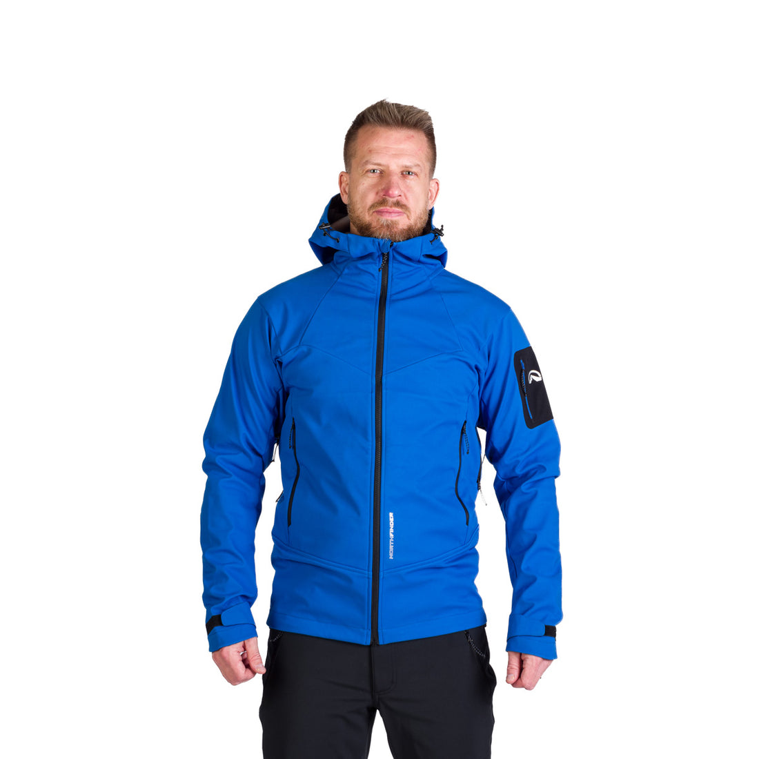 BU-5240OR men's outdoor hoody softshell jacket 3L FABIO