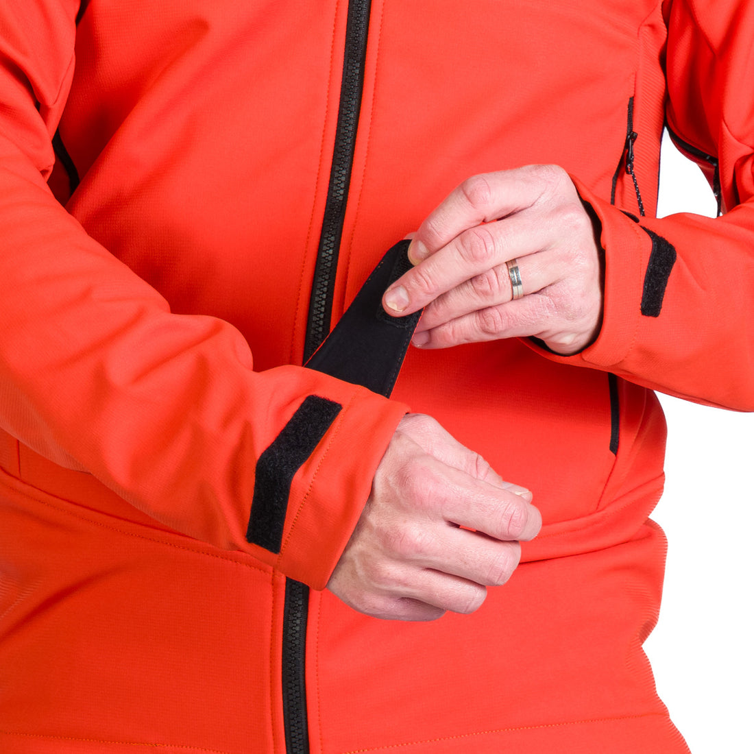 BU-5240OR men's outdoor hoody softshell jacket 3L FABIO