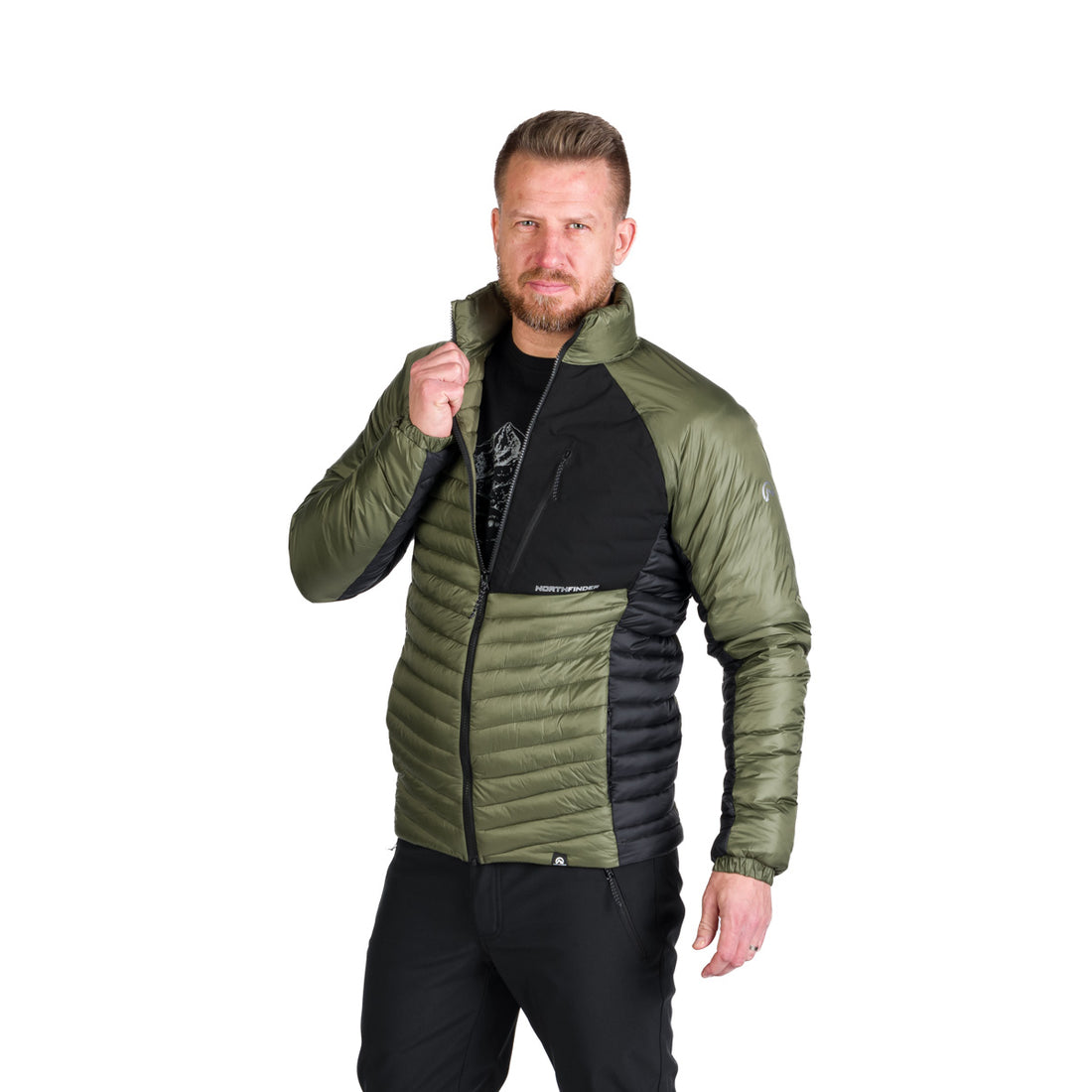 BU-5241OR men's outdoor insulated jacket FABRIZIO