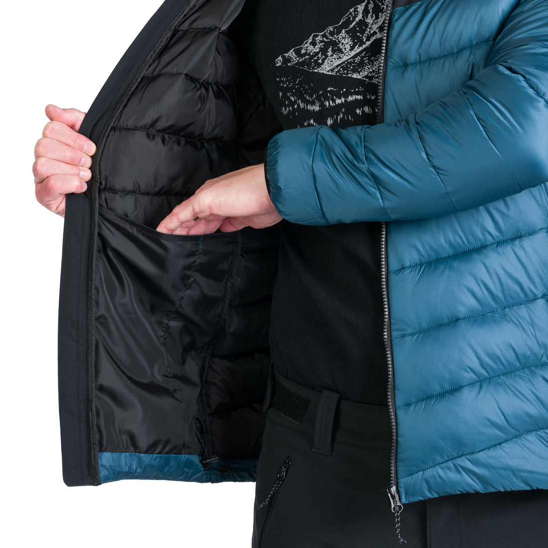 BU-5242OR men's outdoor insulated jacket FEDERICO