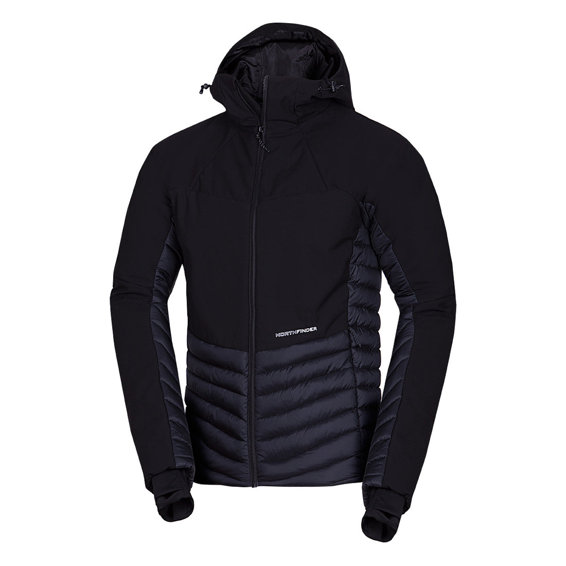 BU-5243OR men's outdoor hoody softshell hybrid jacket 3L WATSON