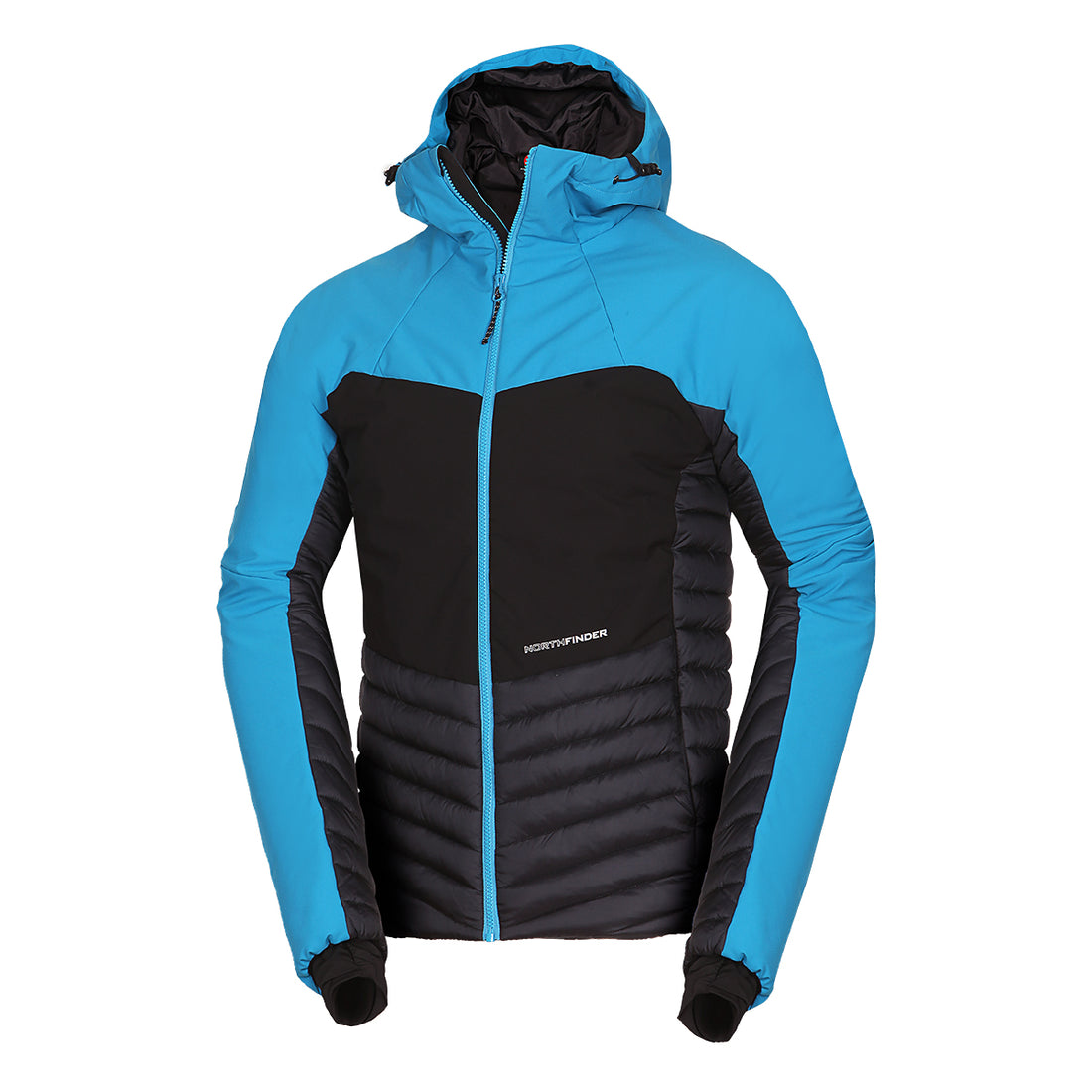 BU-5243OR men's outdoor hoody softshell hybrid jacket 3L WATSON