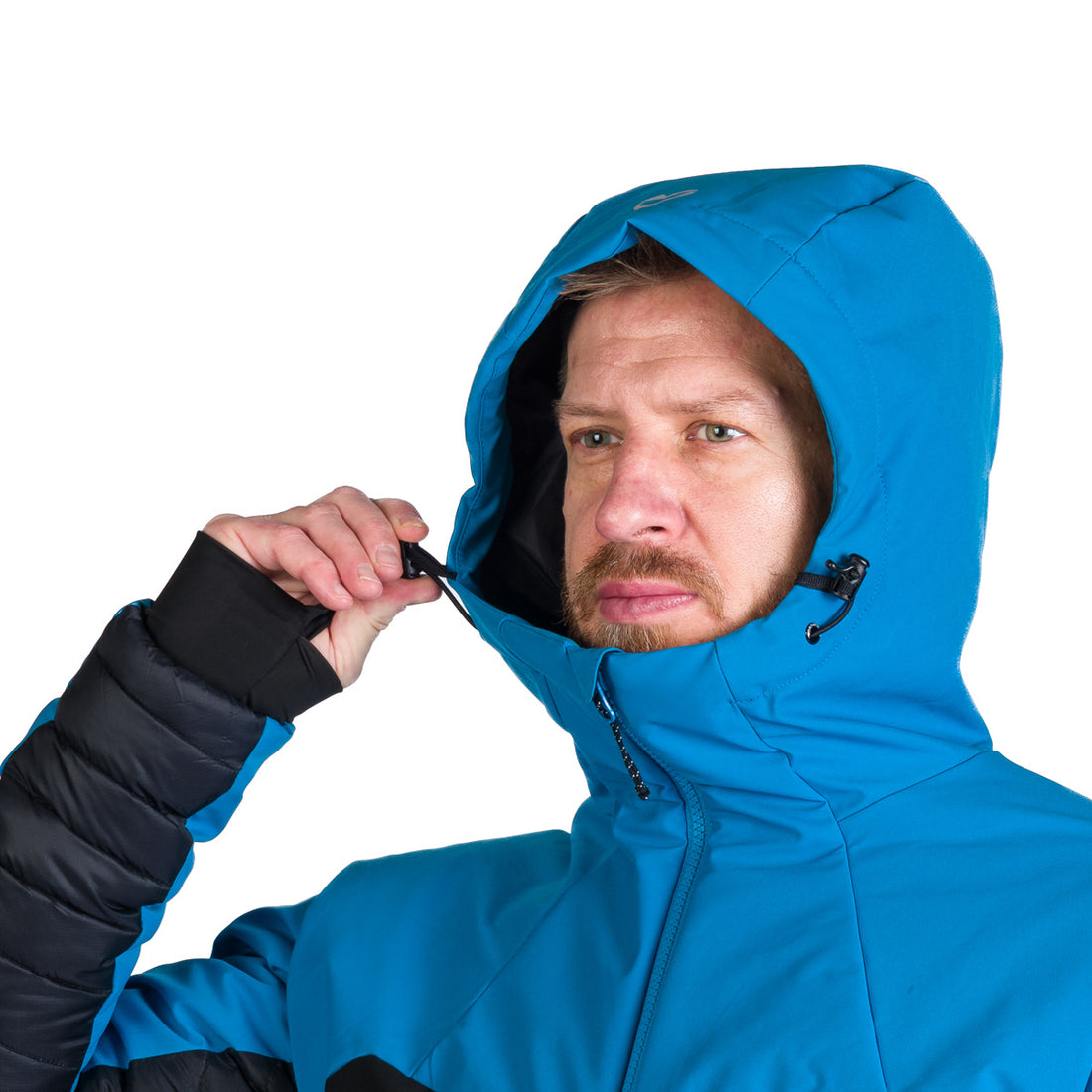 BU-5243OR men's outdoor hoody softshell hybrid jacket 3L WATSON