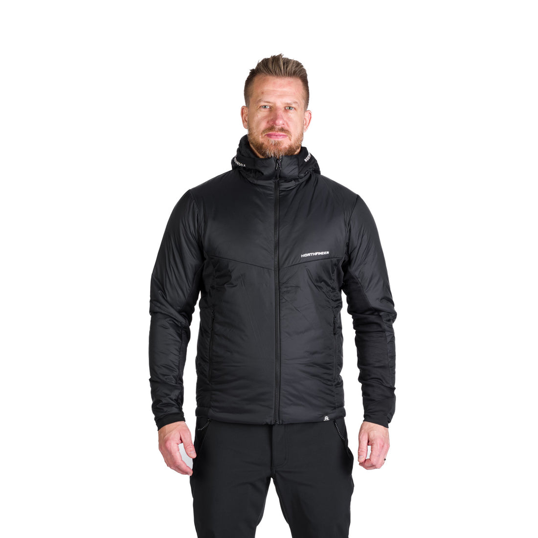 BU-5244OR men's hybrid active trekking jacket with Primaloft® FERDINANDO