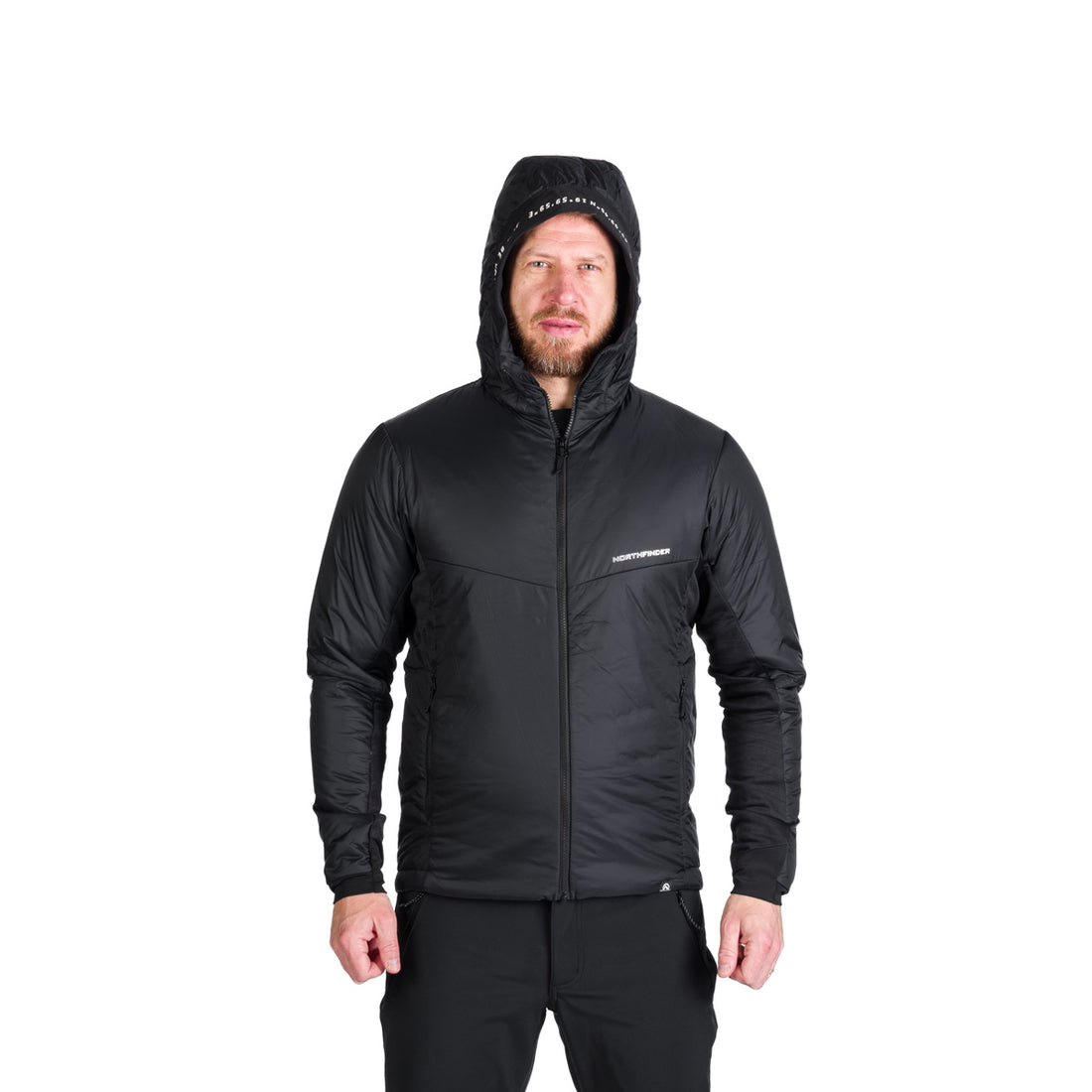 BU-5244OR men's hybrid active trekking jacket with Primaloft® FERDINANDO