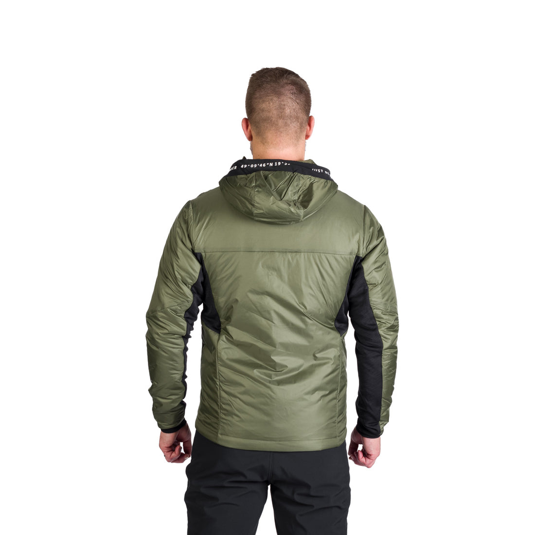 BU-5244OR men's hybrid active trekking jacket with Primaloft® FERDINANDO