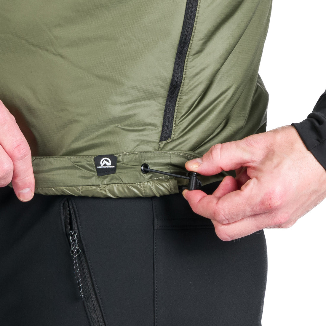 BU-5244OR men's hybrid active trekking jacket with Primaloft® FERDINANDO