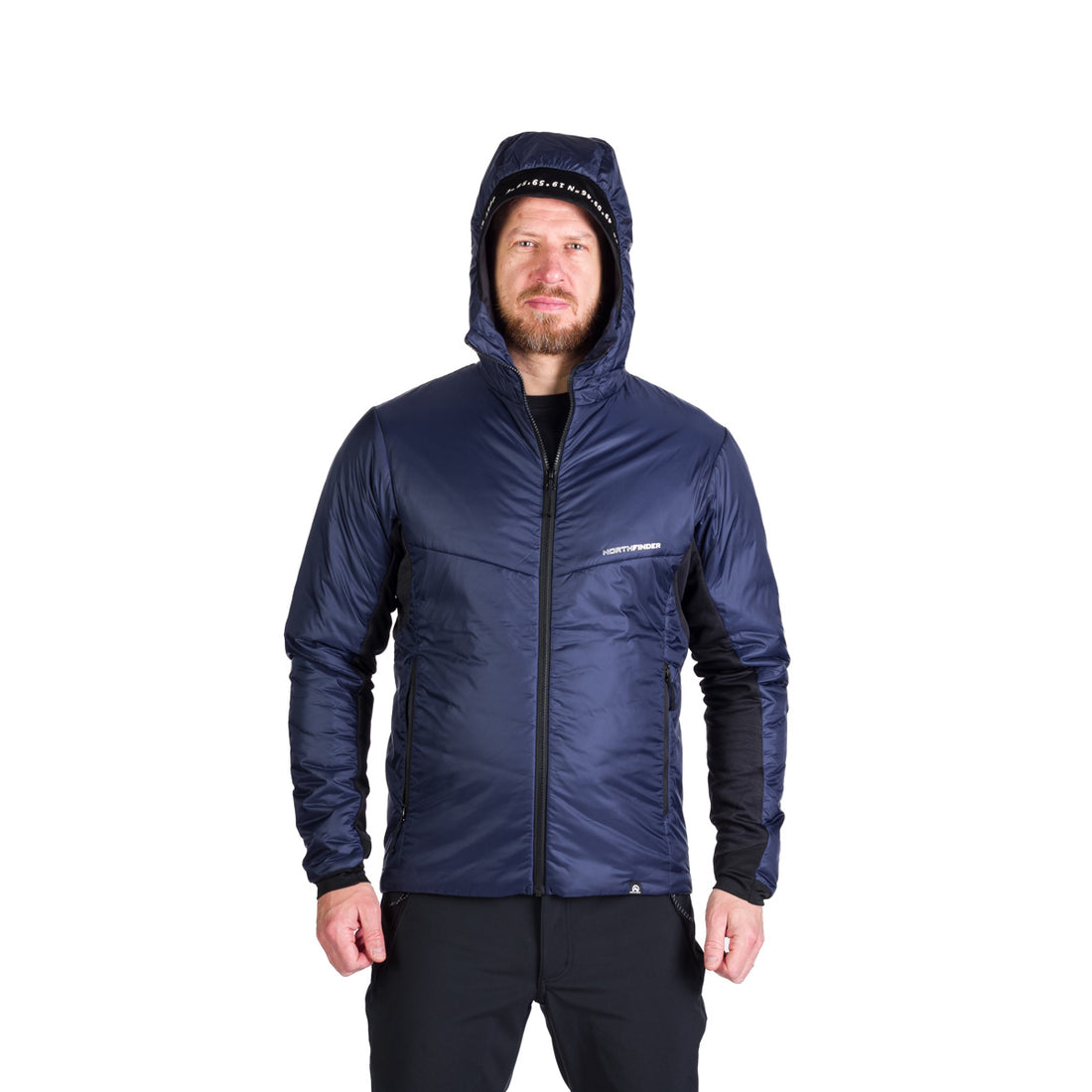 BU-5244OR men's hybrid active trekking jacket with Primaloft® FERDINANDO
