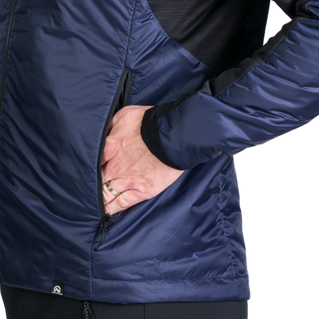 BU-5244OR men's hybrid active trekking jacket with Primaloft® FERDINANDO