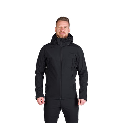 BU-5245OR men's travel softshell hood off jacket 3L GIULIO