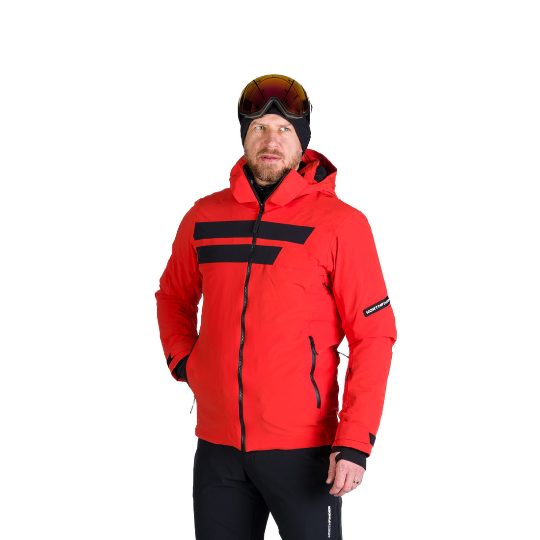 BU-5257SNW men's ski technical jacket fully featured VALERIO