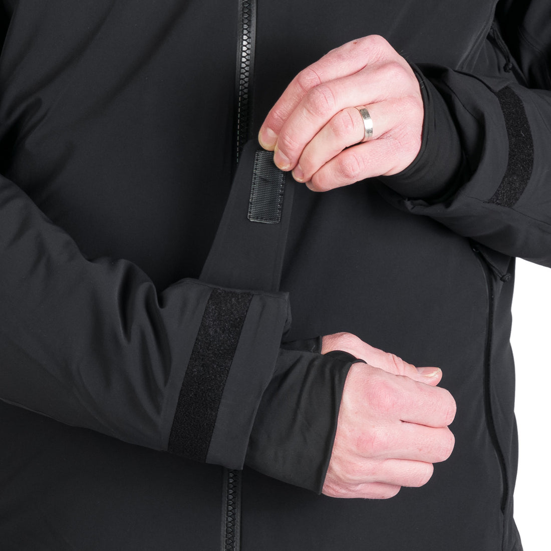 BU-5257SNW men's ski technical jacket fully featured VALERIO