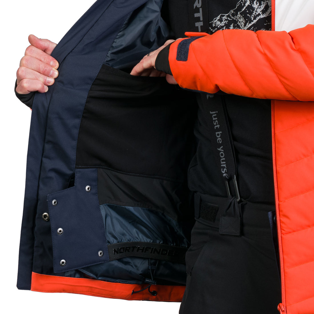 BU-5258SNW men's ski insulated comfort jacket VITTORIO