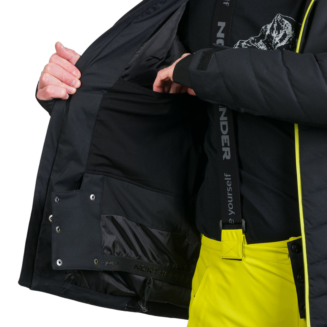 BU-5258SNW men's ski insulated comfort jacket VITTORIO