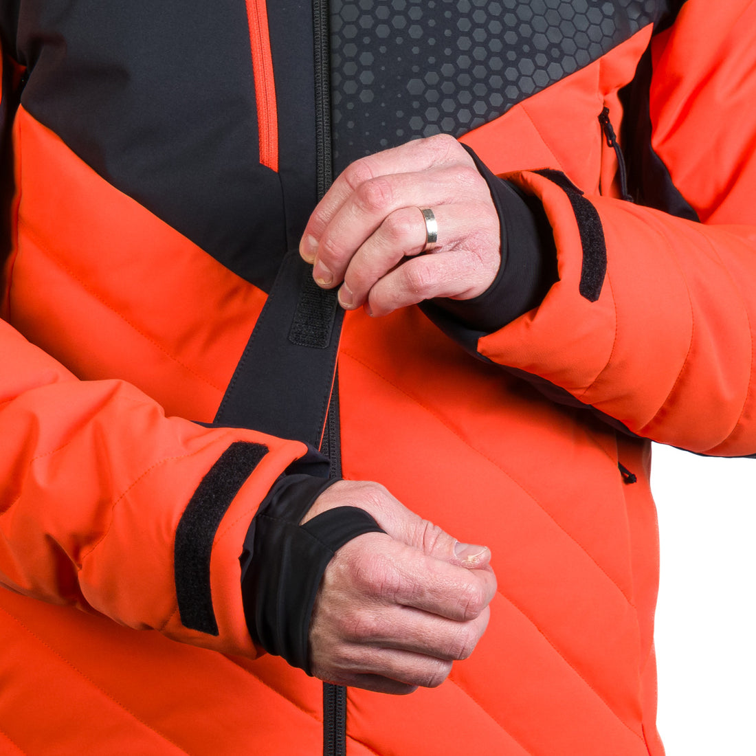 BU-5259SNW men's ski insulated comfort jacket ZENO