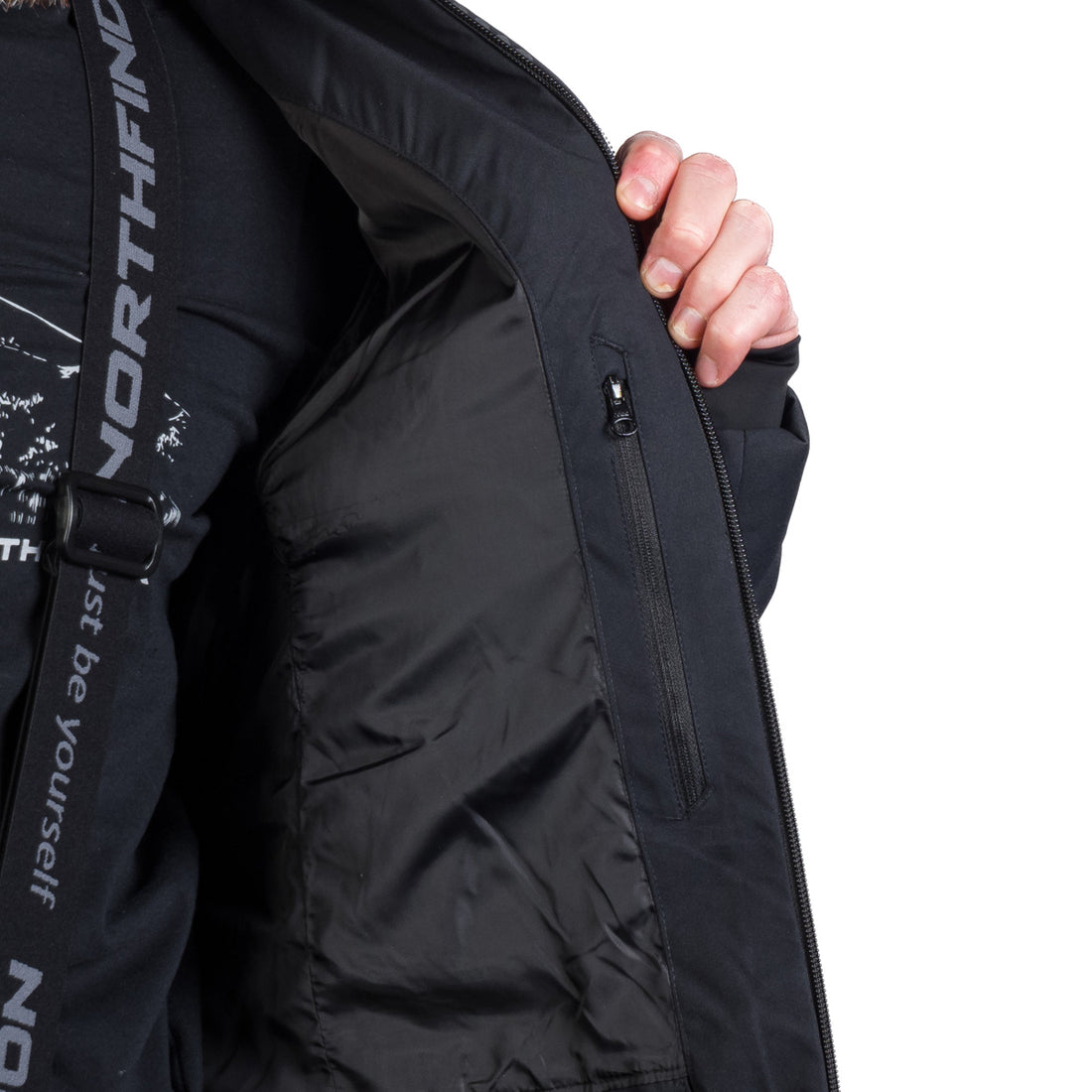 BU-5259SNW men's ski insulated comfort jacket ZENO