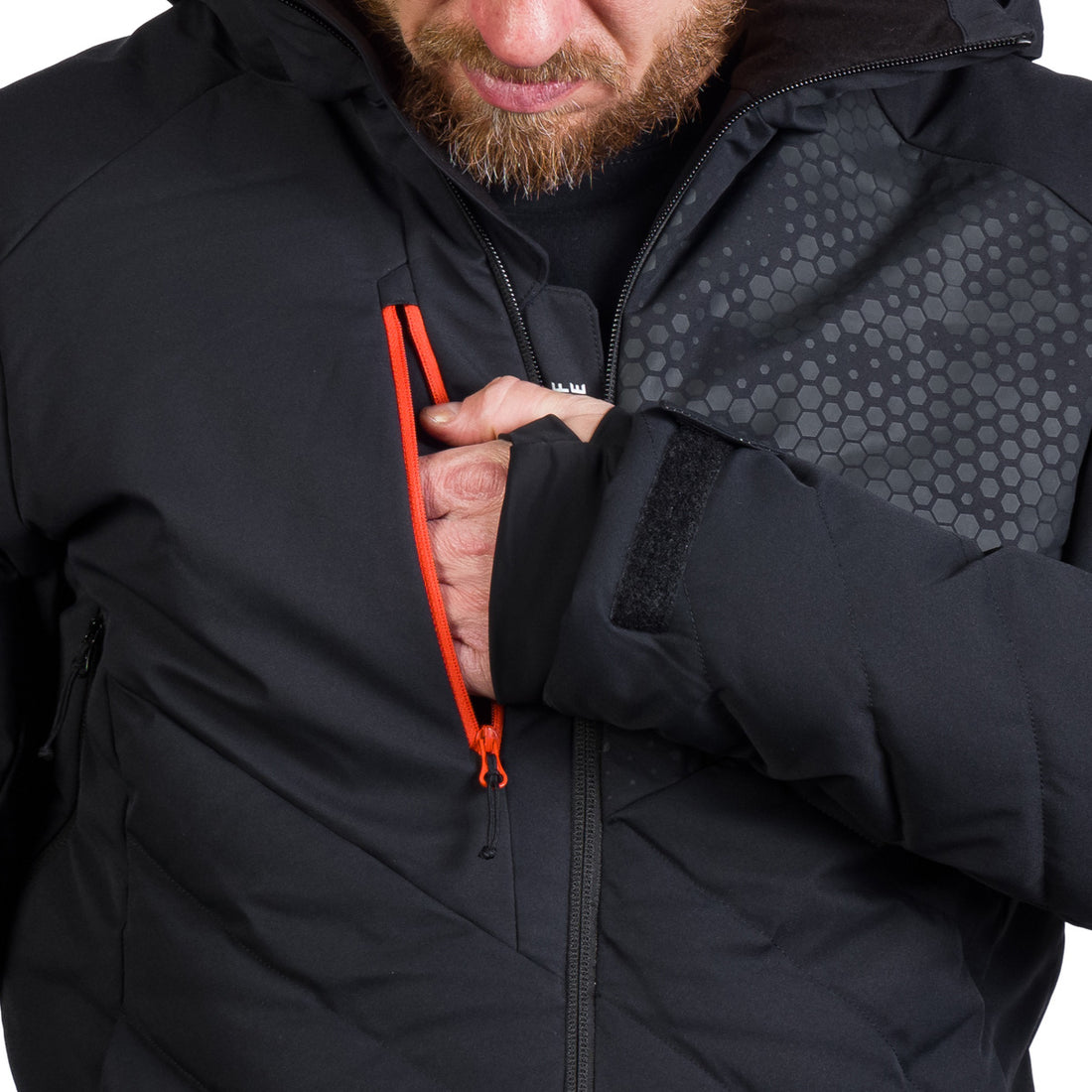 BU-5259SNW men's ski insulated comfort jacket ZENO
