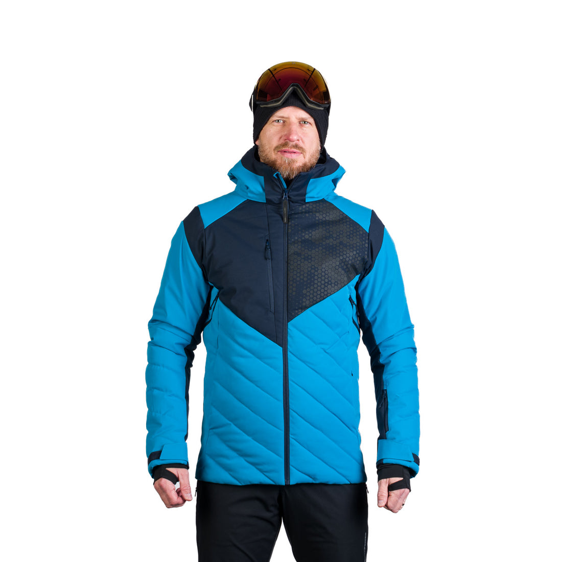 BU-5259SNW men's ski insulated comfort jacket ZENO