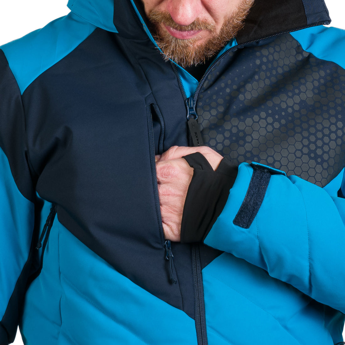 BU-5259SNW men's ski insulated comfort jacket ZENO