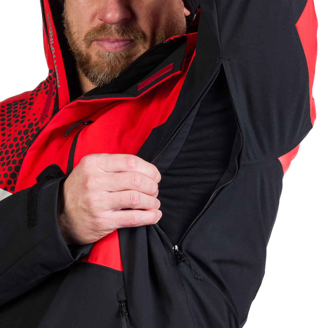 BU-5260SNW men's ski insulated trendy jacket WASH