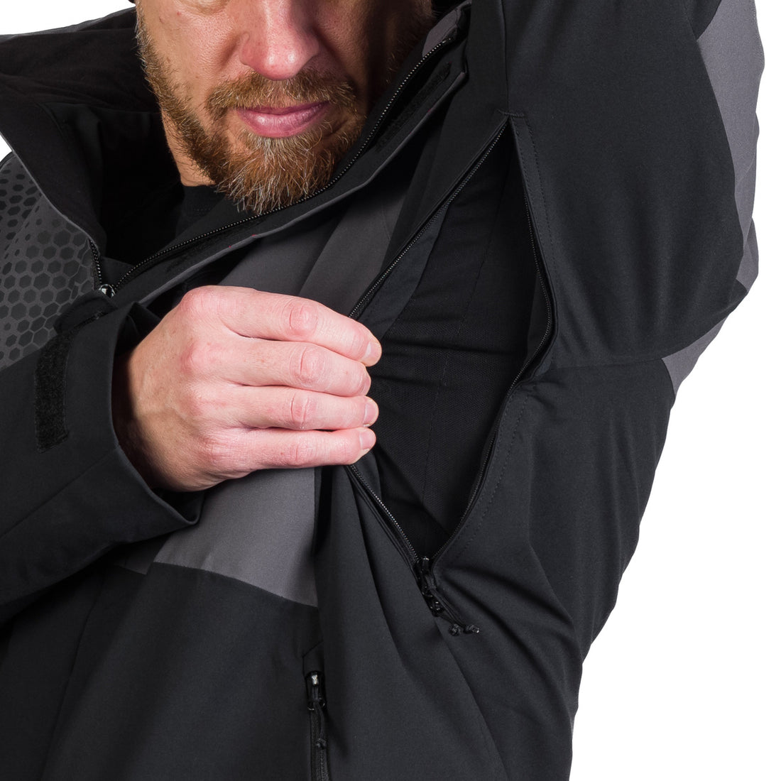 BU-5260SNW men's ski insulated trendy jacket WASH