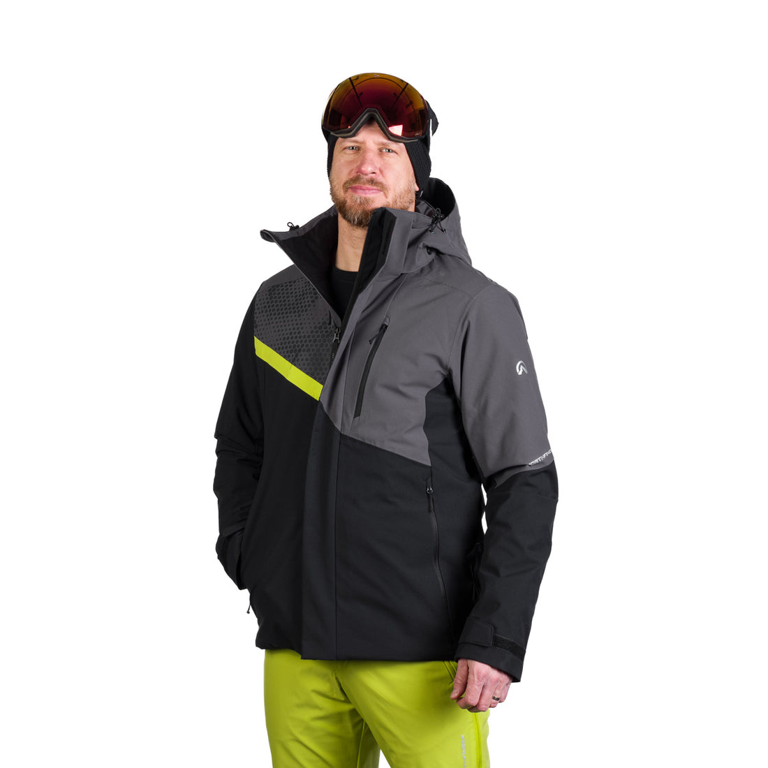 BU-5260SNW men's ski insulated trendy jacket WASH
