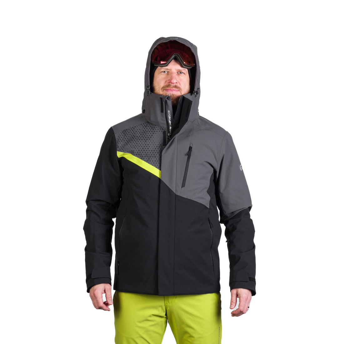 BU-5260SNW men's ski insulated trendy jacket WASH