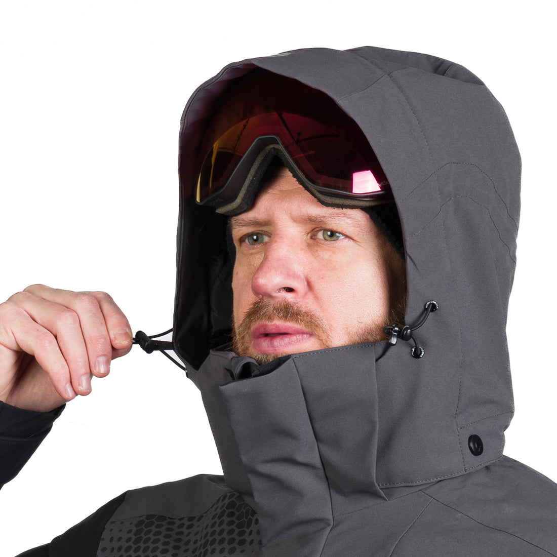 BU-5260SNW men's ski insulated trendy jacket WASH