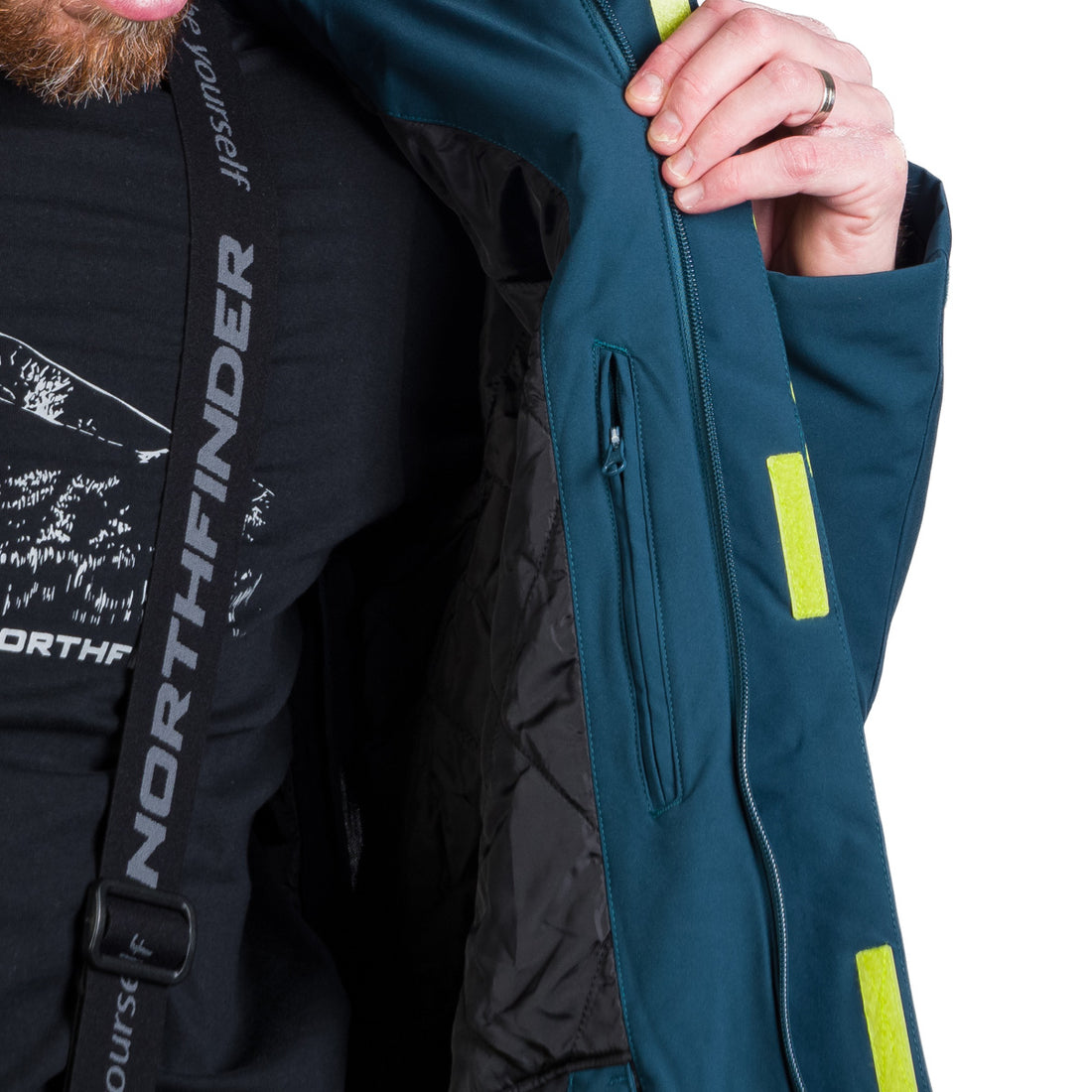 BU-5260SNW men's ski insulated trendy jacket WASH