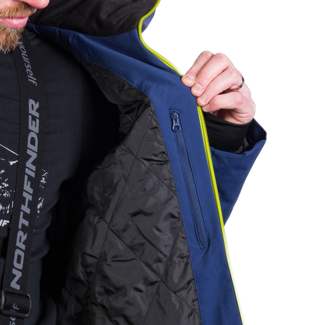 BU-5261SNW men's ski insulated trendy jacket HARDY
